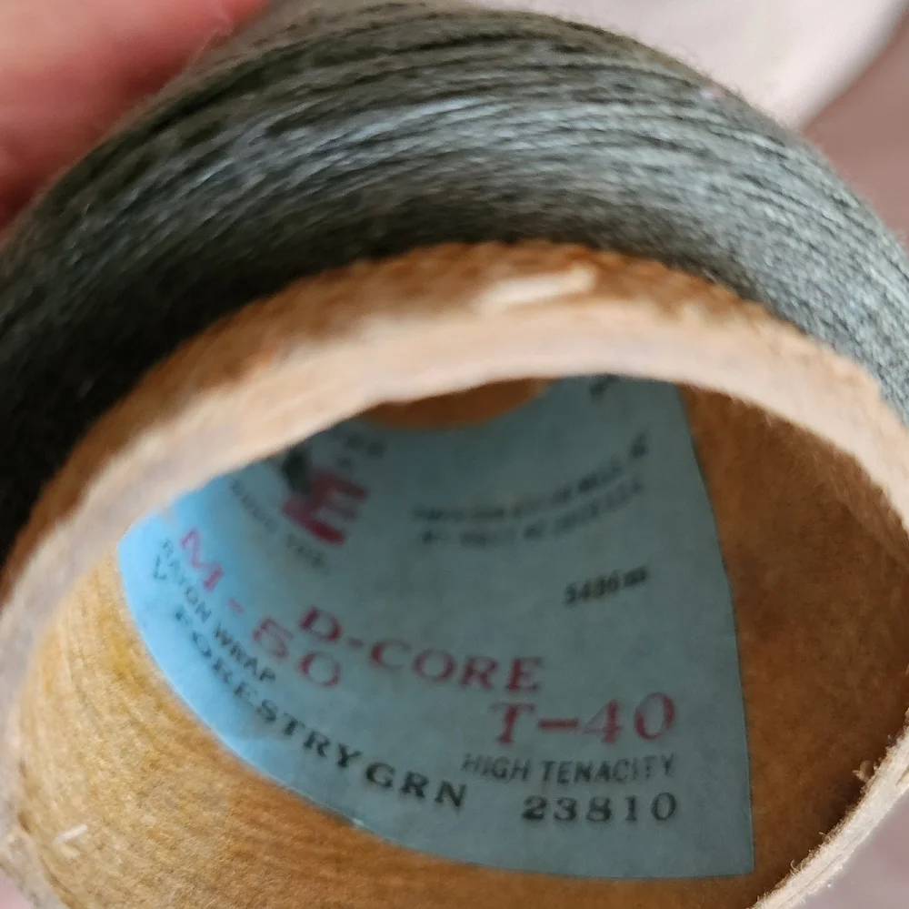 4 Rayon Thread Cones Vintage